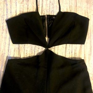 Wide Leg Black Pantsuit 🌑